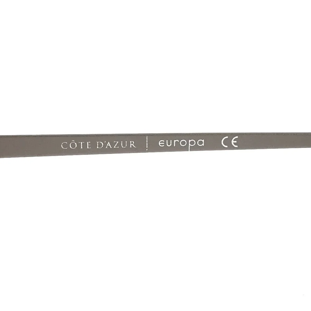 Cote D'azur Eyeglasses Frames CDA-291 C1 Black Green Cat Eye Full Rim 53-16-135